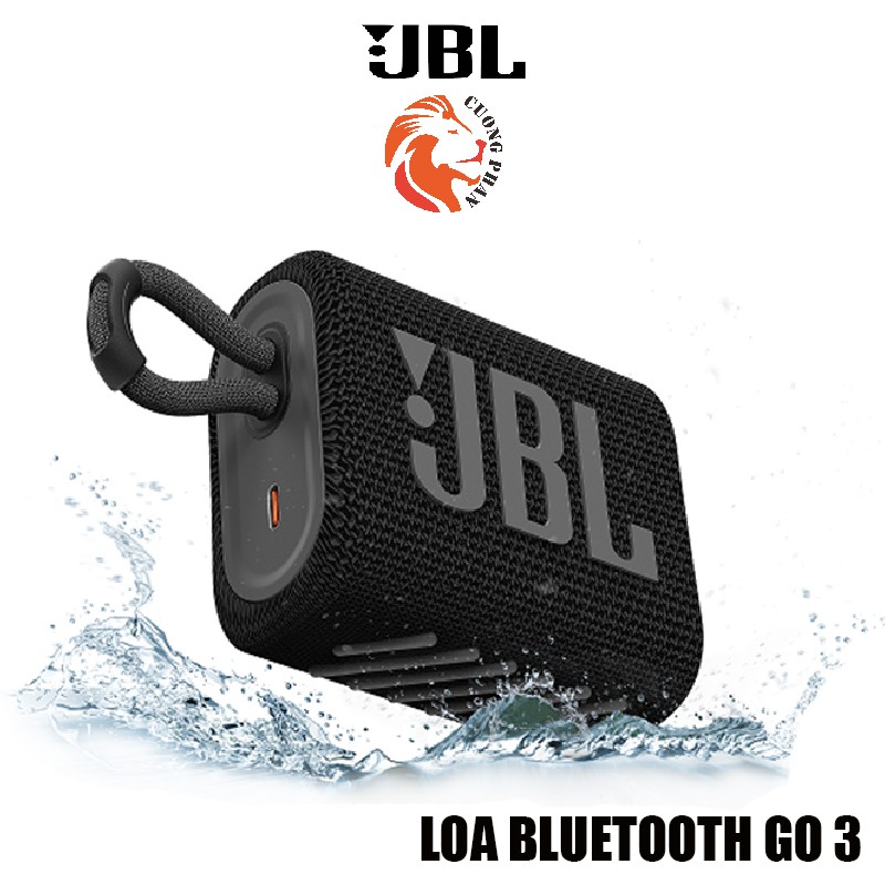 [Mã ELTECHZONE giảm 5% đơn 500K] Loa Bluetooth JBL Go 3 - Hàng Chính Hãng, Bảo Hành 12 Tháng