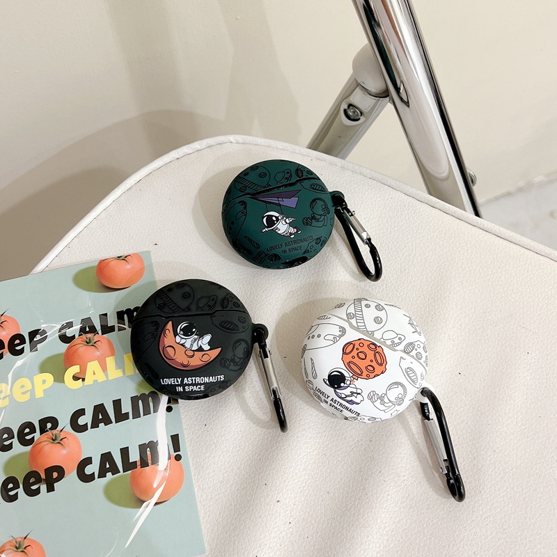 Vỏ Bảo Vệ Hộp Sạc Tai Nghe Chống Rơi Hình Trái Đào / Gấu / Phi Hành Gia Cho Disney F9