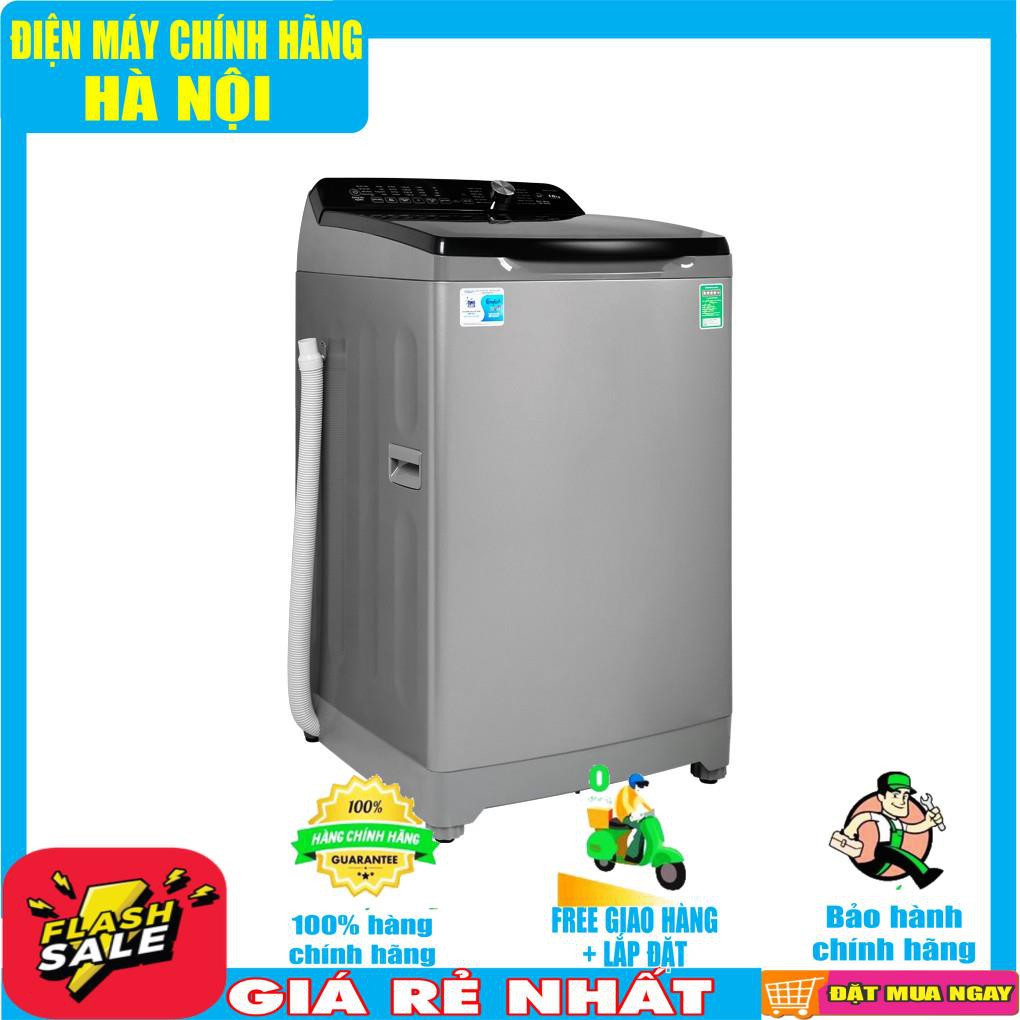 Máy giặt Aqua cửa trên 10 kg ( Xám ) AQW-FR100ET(H