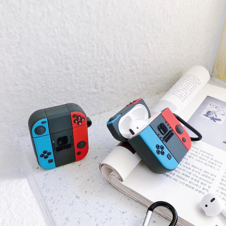 Vỏ Bao Đựng Bảo Vệ Hộp Sạc Tai Nghe, Case Airpods 2/3/1/i7/i9/i12/Pro - Sillicone Chống Bám Bẩn Game Swtich Bestmall