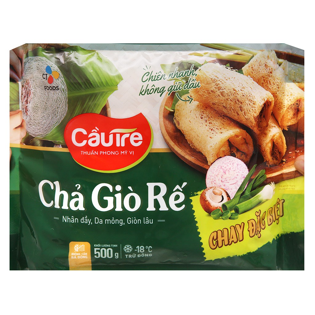 Chả Giò Chay Cầu Tre CJ 500g