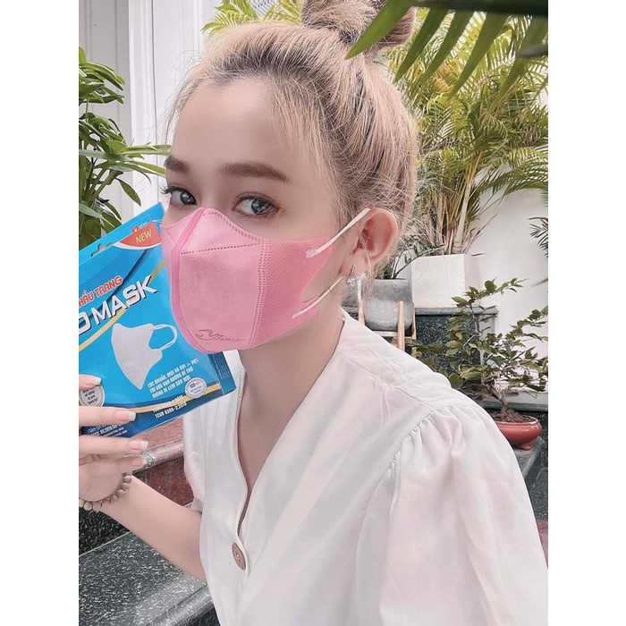 [0.5 Thùng 50 hộp] Khẩu trang 5D MASK Famapro Chính hãng Nam Anh, mix màu, đủ màu, quai thun