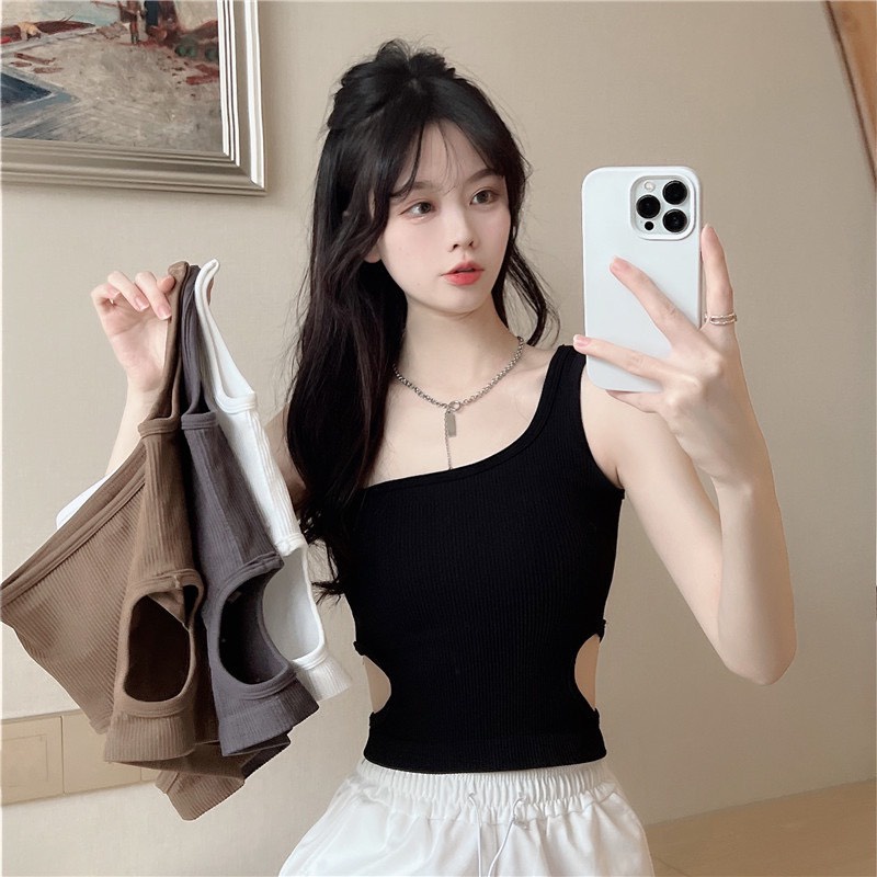 Áo Bra Nữ Khoét Eo Không Gọng Nâng Ngực Gợi Cảm Co Giãn