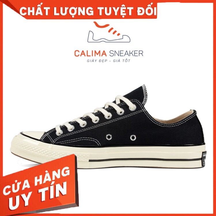 HÀNG CAO CẤP -  Giày Convert cổ thấp đen - trắng ✨FREESHIP✨ Giầy thể thao nam nữ đủ size / Calima Sneaker  - Hàng Cao Cấ