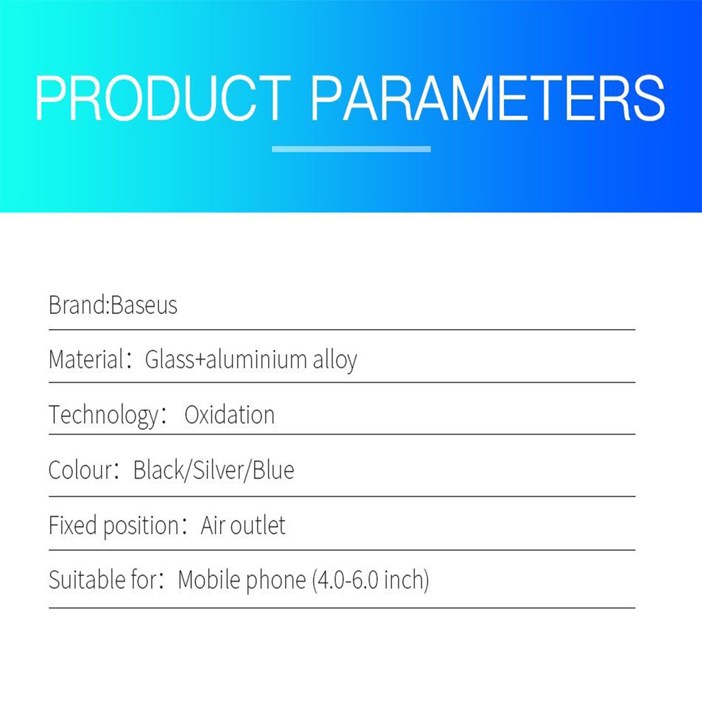 Đế giữ điện thoại khóa tự động dùng cho xe hơi Baseus Future Gravity Car Mount (Air Outlet Version) | BigBuy360 - bigbuy360.vn