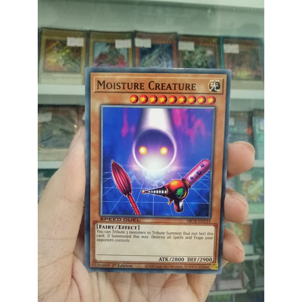 Thẻ Bài Lẻ YugiOh! Mã SBCB-EN133 - Moisture Creature - Common - 1st Edition