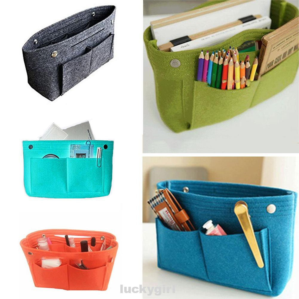 Women MultiPocket Handbag Useful Bag Portable Durable Organizer