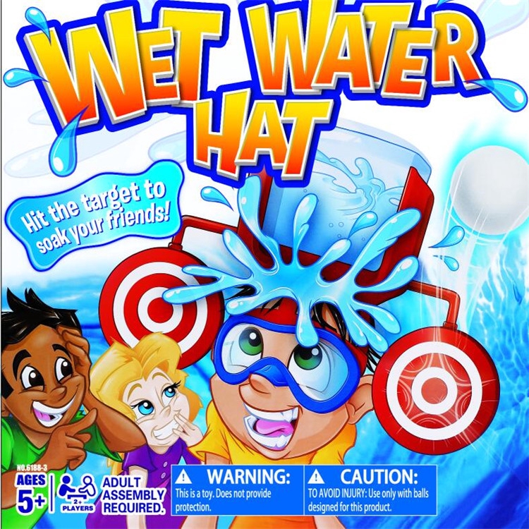 Boardgame Wet Water Hat - Wet Head vui nhộn (trò chơi ướt đầu)