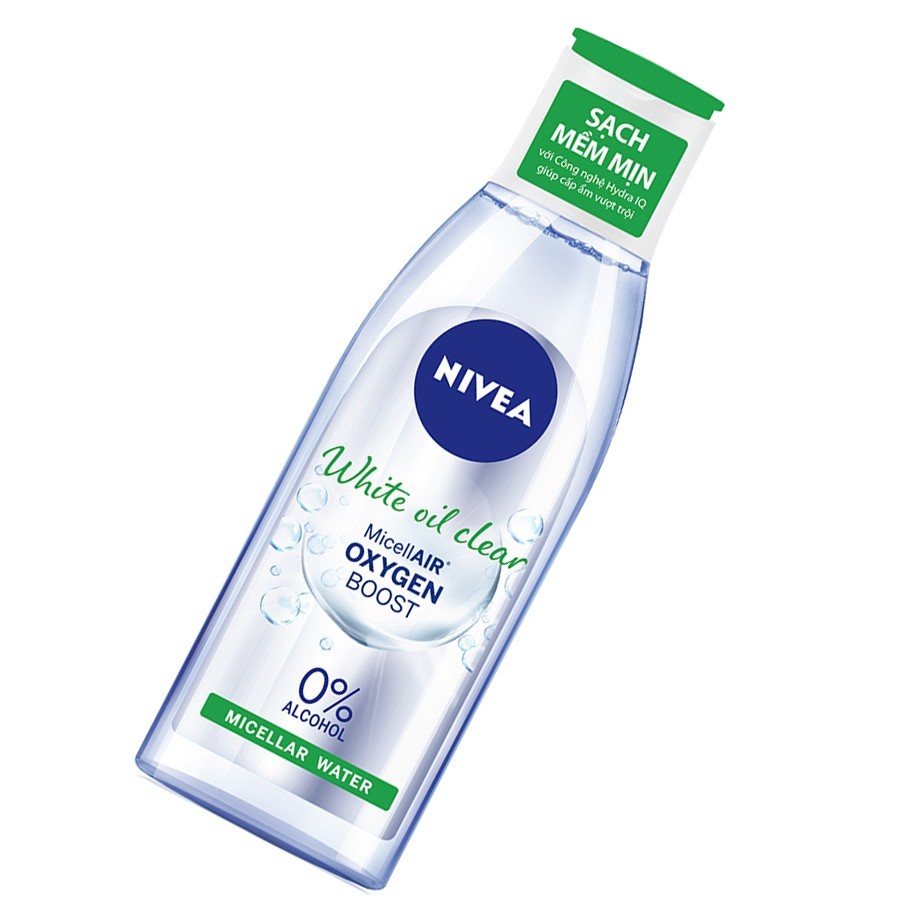 Nước tẩy trang NIVEA kiểm soát nhờn White Oil Clear Micellar Water (200ml)