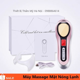 Chính Hãng Máy  Massage Mặt Nóng Lạnh Kết Hợp ION Suckfree NEW 2019