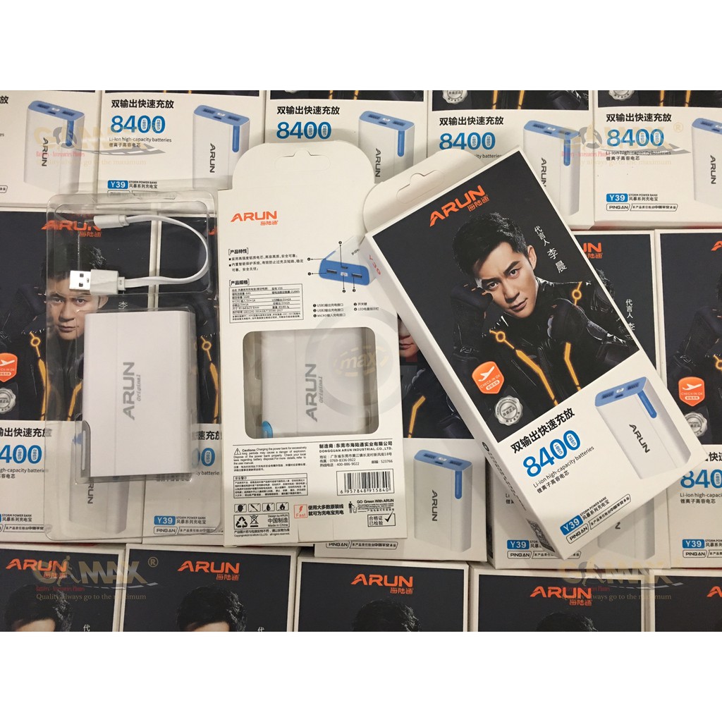 Pin sạc dự phòng Arun 5600mAh / 8400mAh / 10400mAh / 13000mAh