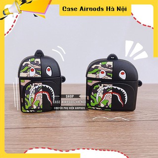 Case Airpods - Ốp Airpods 1/2/3 ( Pro ) - BALO BAPE SHARK