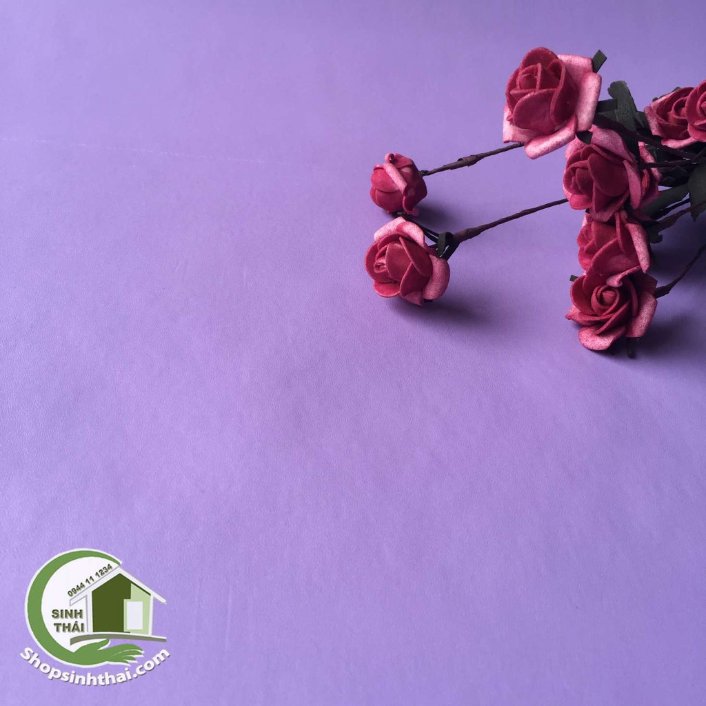 Giấy dán tường màu tím nhạt -  cắt liền thành 1 tấm tùy theo số lần đặt