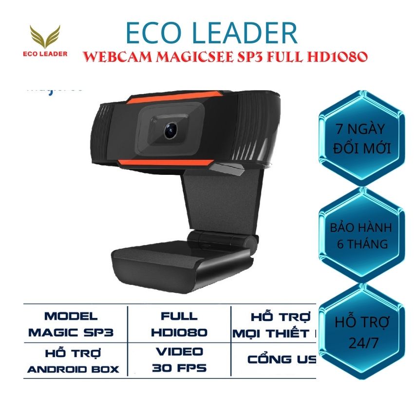 Webcam Máy Tính, Camera  magicsee full hd 1080 Cho Laptop Học Online Qua ZOOM, Trực Tuyến- Hội họp | BigBuy360 - bigbuy360.vn
