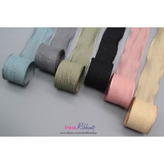 *GIÁ 1 MÉT - Ruy băng voan xốp 38mm làm nơ trang trí, phụ kiện tóc, phụ kiện may mặc, DIY