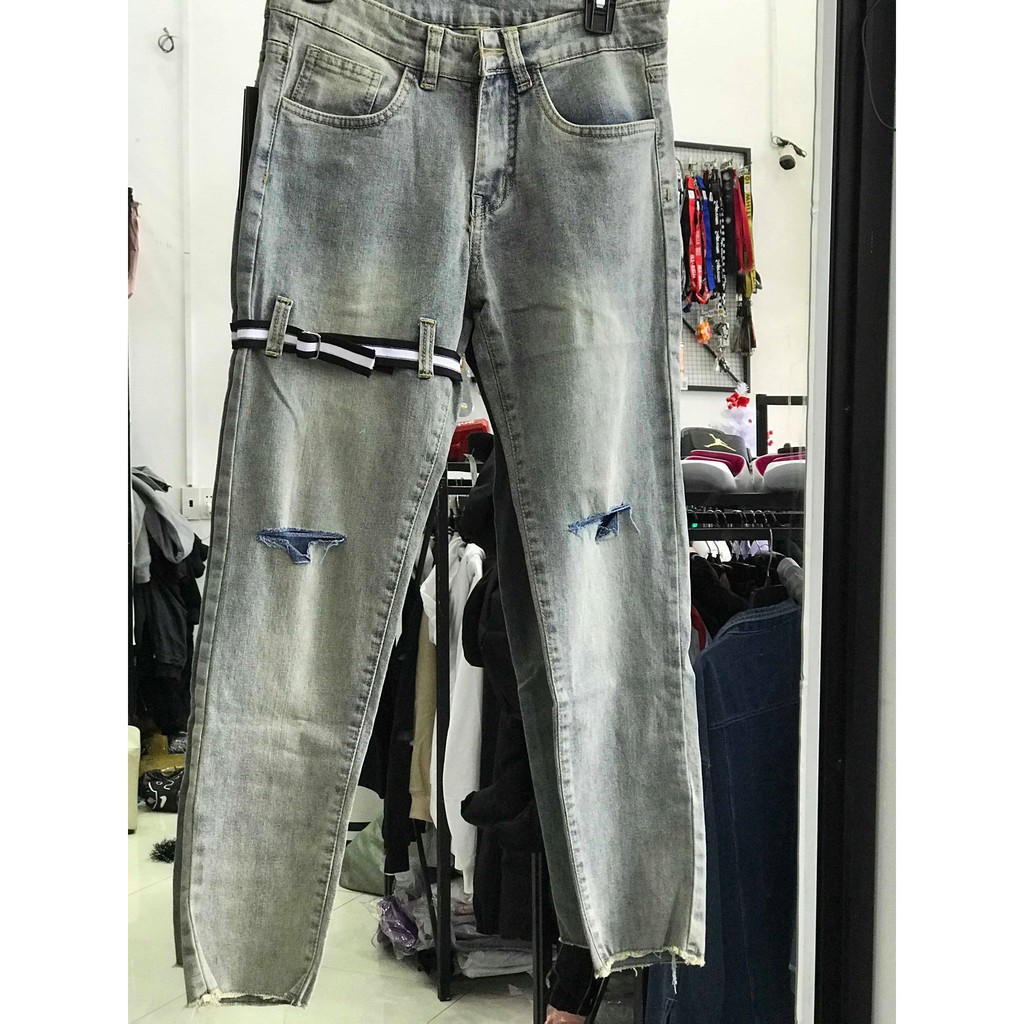Quần jeans rách gối ( Gin store ) | BigBuy360 - bigbuy360.vn