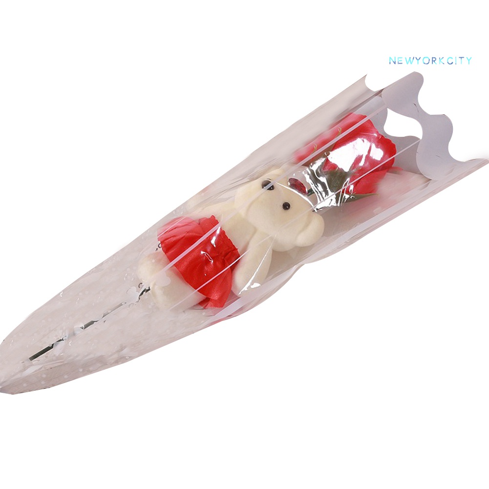 1 Cánh Hoa Hồng Sáp Làm Quà Tặng Giáng Sinh Dễ Thương