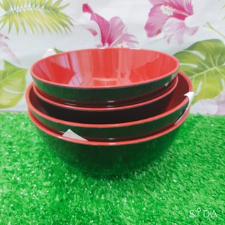 Tô 2 lớp đỏ đen melamine D3,D4,D5,Tô melamine hàng chất lượng Cao Cấp