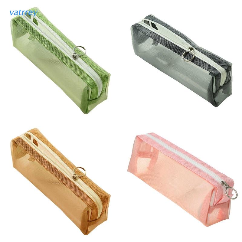 Túi Đựng Bút/Đồ Trang Điểm Trong Suốt Dễ Thương Dùng Làm Quà Tặng