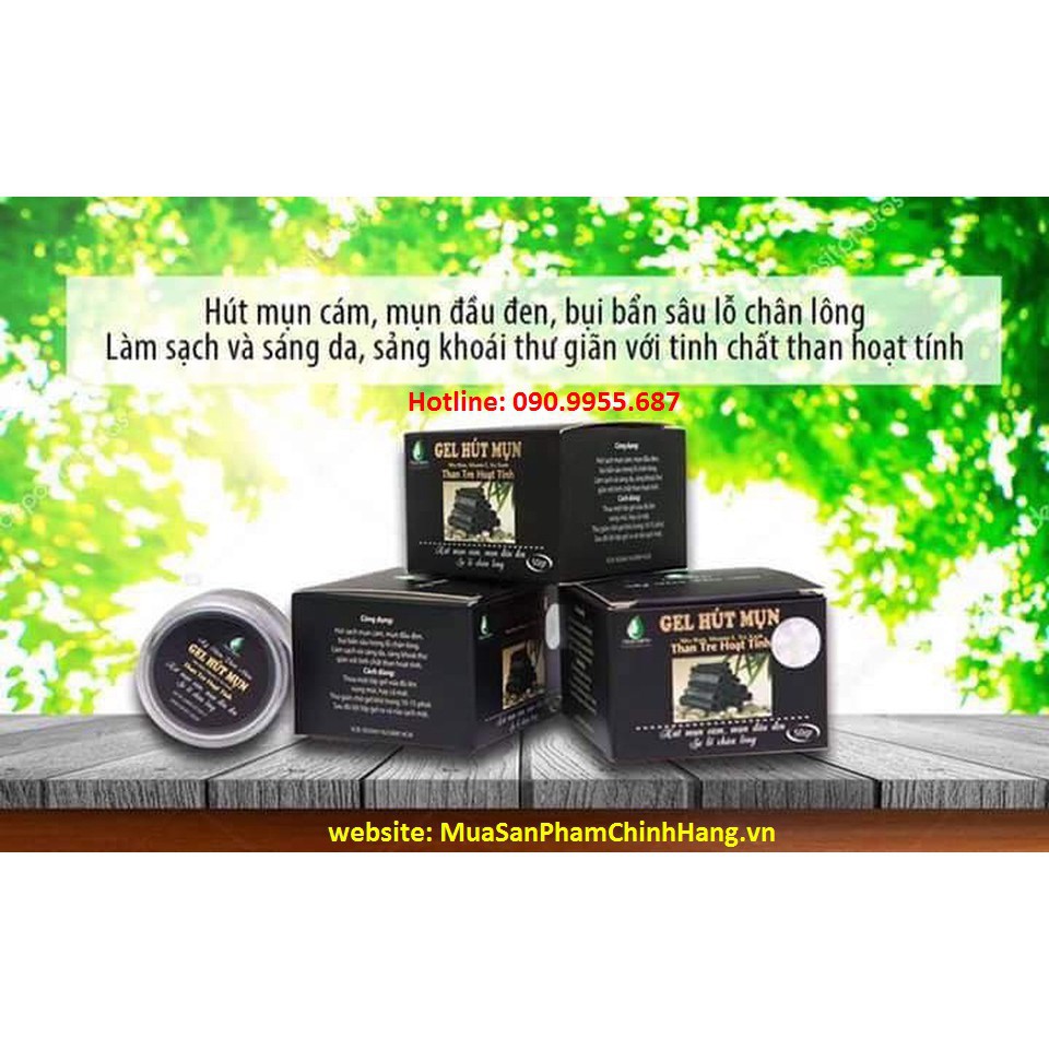 [Giasi873]    Gel lột mụn than tre hoạt tính Ngân Bình 50g ( Hàng công ty)