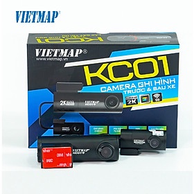 Camera Hành Trình Vietmap KC01 PRO Kết Nối Wifi Cảnh Báo Giao Thông Bằng Giọng Nói + KM thẻ 32G