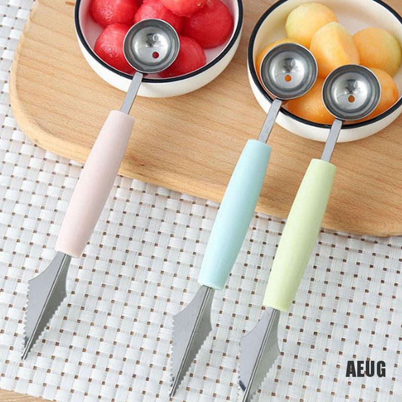 Muỗng múc dưa hấu có đầu dao khắc làm thủ công