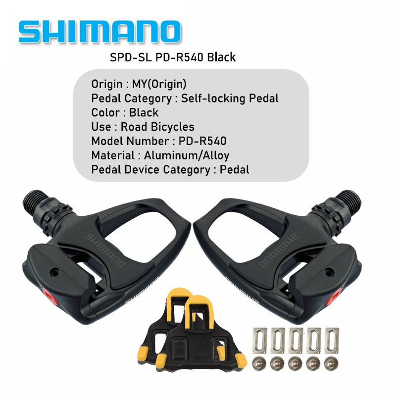Bộ Bàn Đạp SHIMANO SPD-SL PD-R540 SPD-SL Chuyên Nghiệp Cho SH11 Cleat