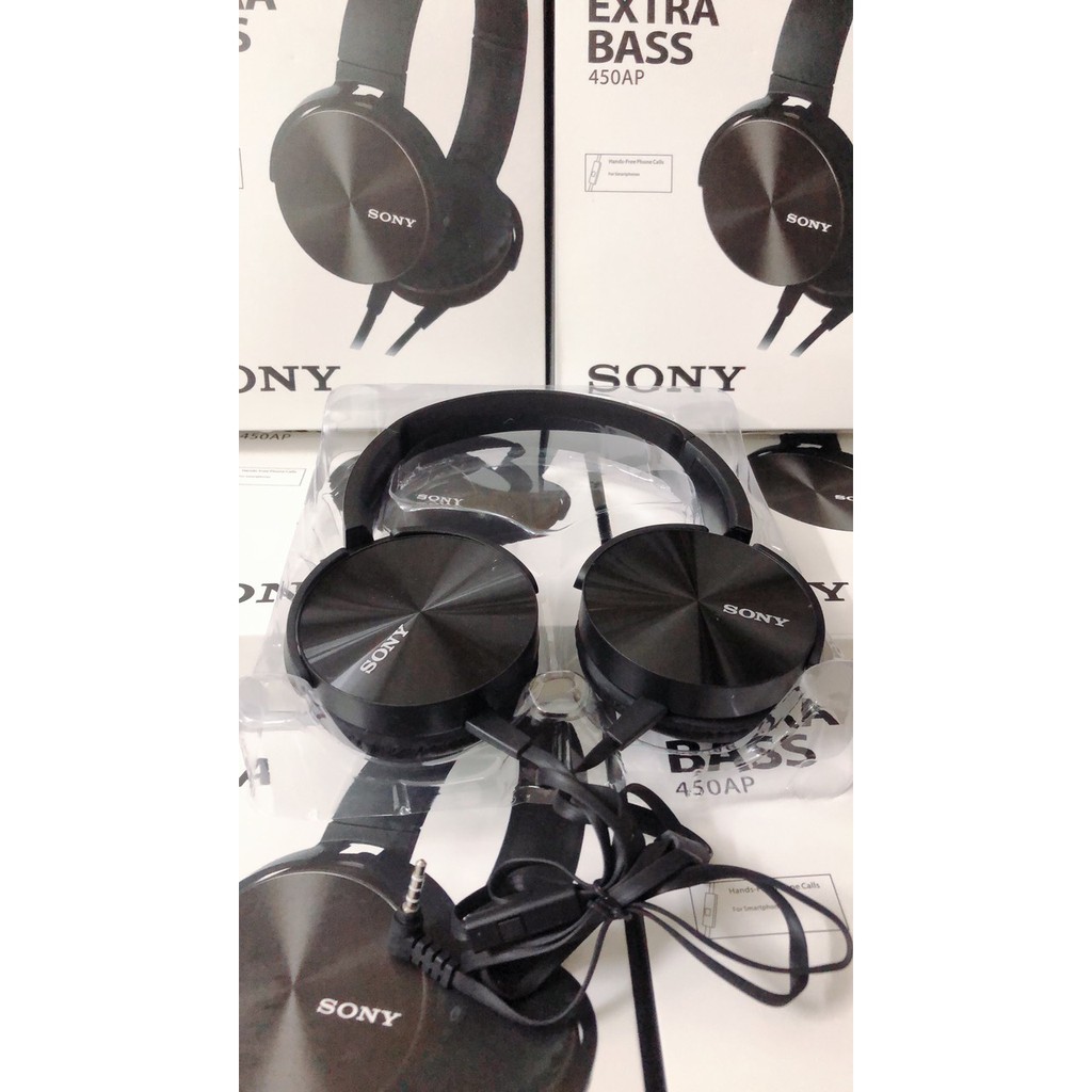 Tai Nghe Có Dây Sony XB450 Có Micro Khử Tiếng Ồn Giắc 3.5 Mm - Việt Linh Store