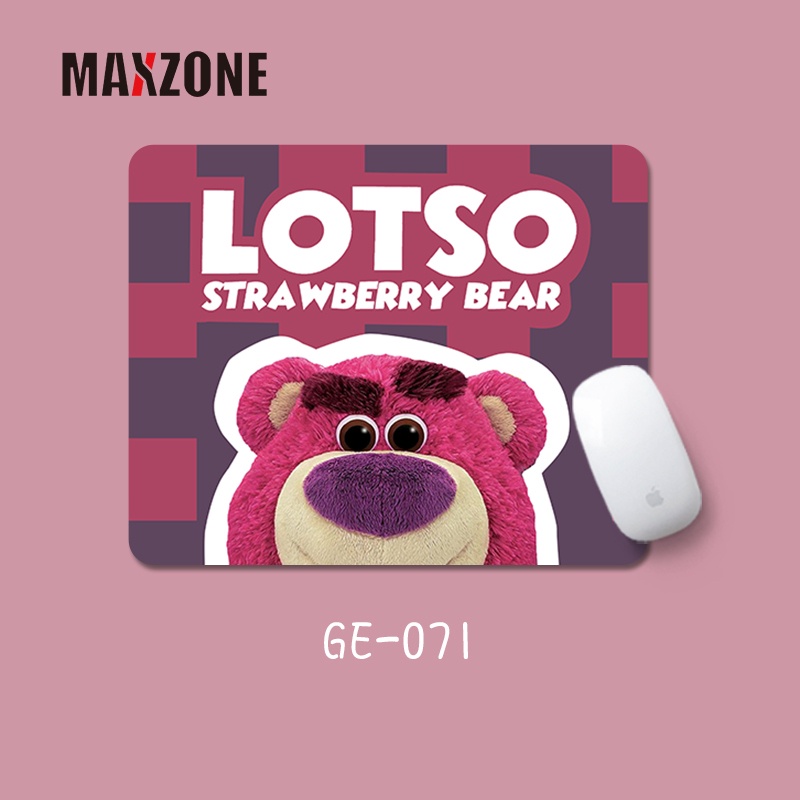 Maxzone Tấm Lót Chuột Và Bàn Phím Máy Tính 21X26 Jennie / Kirby Lotso / Gấu / Dâu Tây Siêu Đáng Yêu