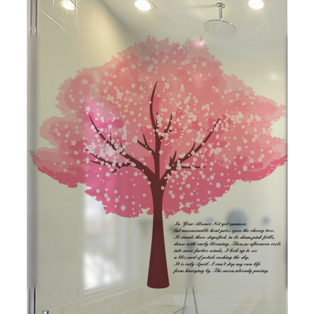 (HCM) Decal dán kính trang trí - Decal họa tiết đẹp - Giấy decal dán kính có keo sẫn khổ cao 90cm giá chỉ từ 35k/m