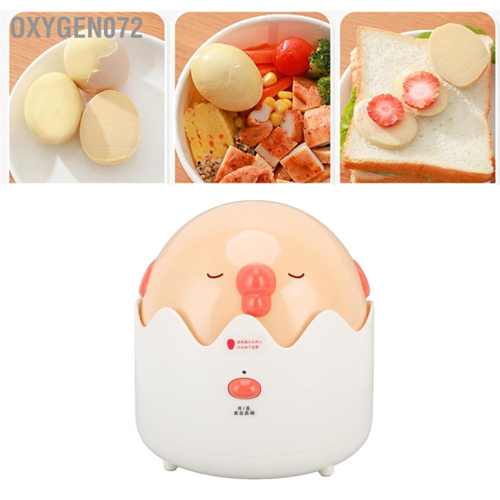 Oxygen072 Phích cắm Egg Spinner Sử dụng Thực phẩm dày Lớp ABS Silicone Đáy Trứng Vàng cho Gia đình Hoa Kỳ Cắm 100V đến 240V