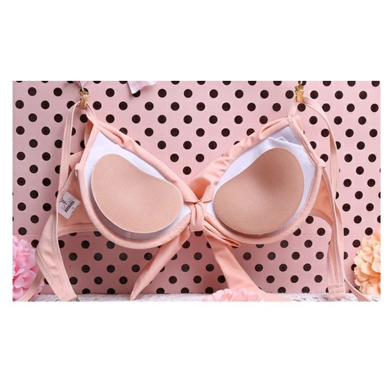 Đệm dán tim siêu độn dày 3CM, chống trơn trượt, hỗ trợ bikini, áo lót đẩy ngực thần thánh