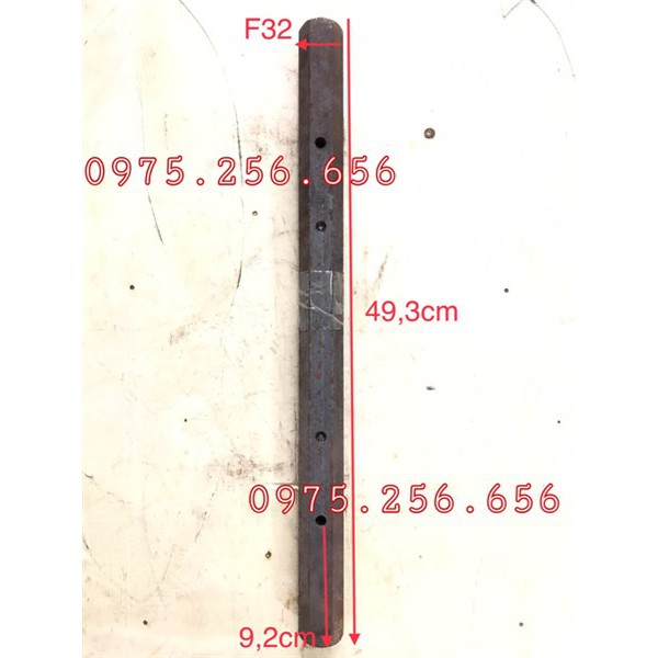 Trục lốp 178=186 dài 50cm Phụ tùng máy cày