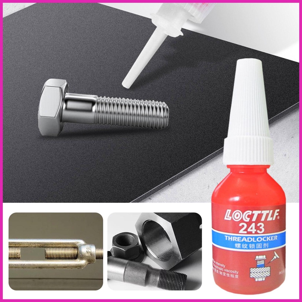 Chốt Khóa Kim Loại Trung Bình Màu Xanh Dương Locktite Bền Bỉ Thông Dụng