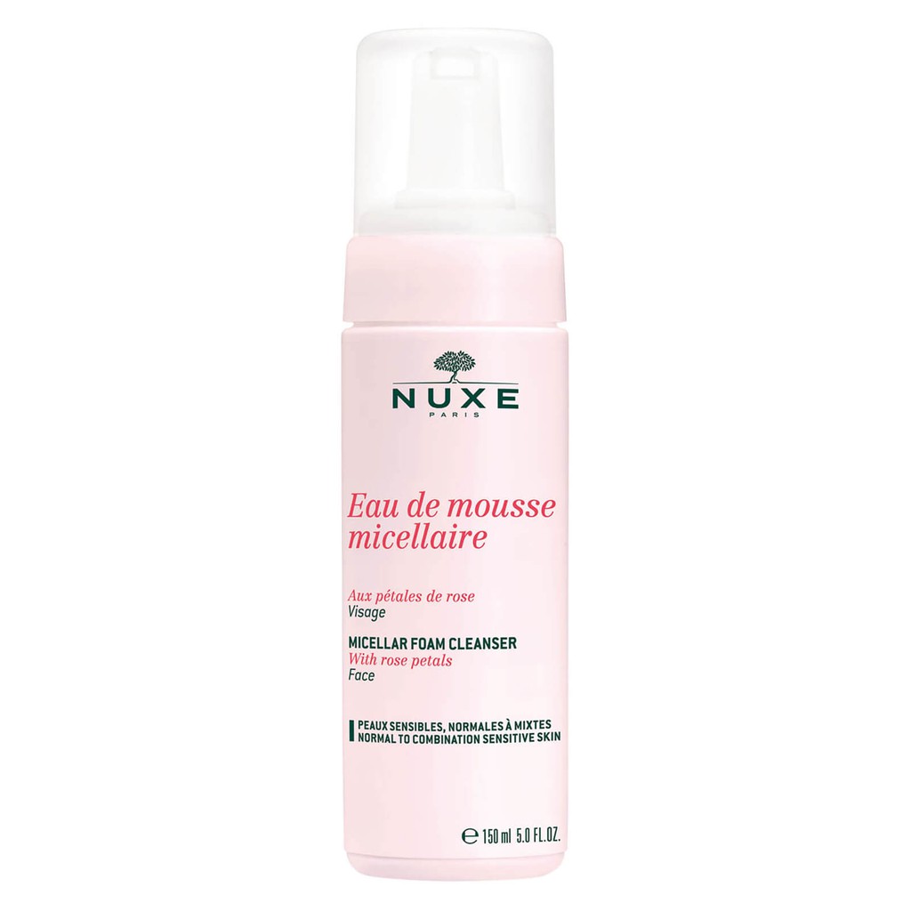 Sữa rửa mặt tạo bọt Nuxe Eau de Mousse Micellaire