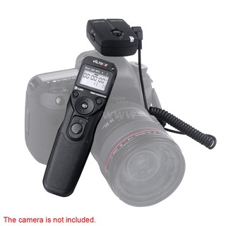 VILTROX JY-710 2.4GHZ FSK Wireless Remote Shutter Controller Set Time Lapse Intervalometer Timer with C3 Cable for Canon 1D Series 5D 5DII 5DIII 7D 10D 20D D30 40D 50D