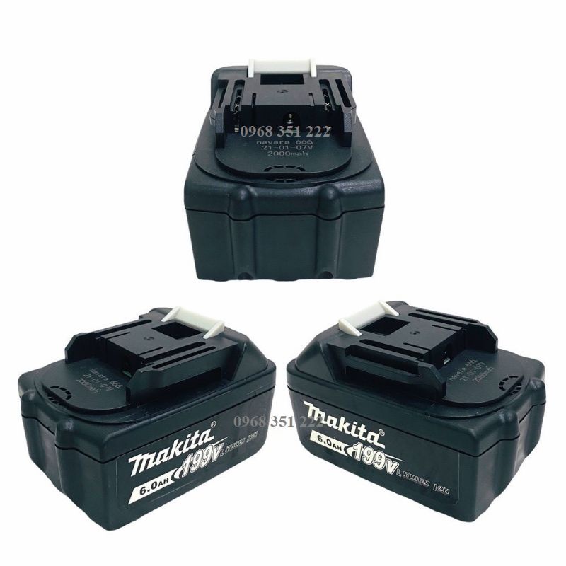 Pin máy siết bulong - Máy khoan 10 cell Dewalt Makita Hitachi Ken