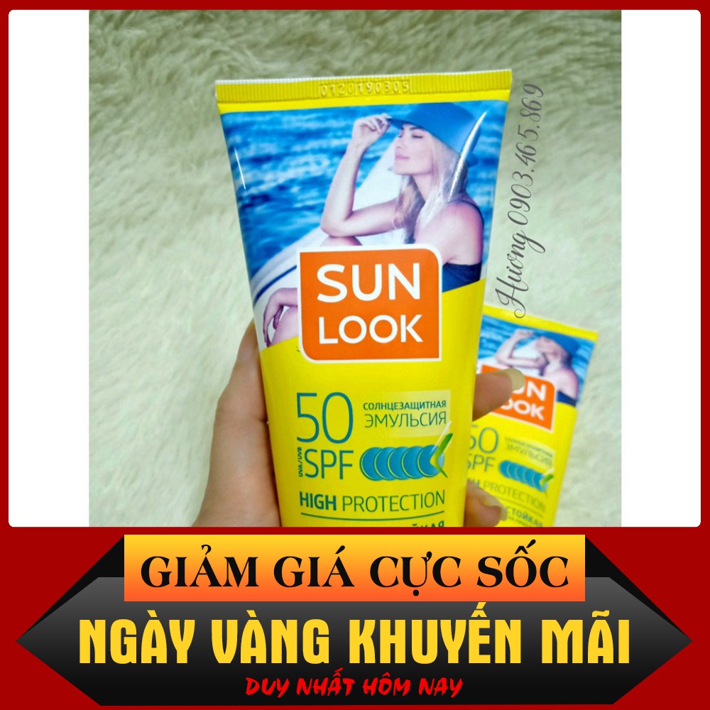 TUẦN  SALE Kem chống nắng Sunlook spf50 tuýt to 150ml xách Nga  SALE