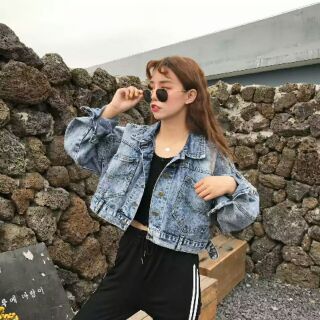 Áo khoác jeans ulzzang