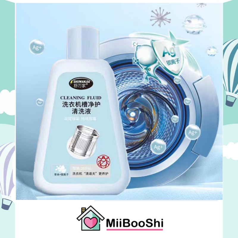 Nước vệ sinh lồng máy giặt Cl.eaning Fl.uid công nghệ mới chiết xuất từ thảo dược Miibooshi D1.125