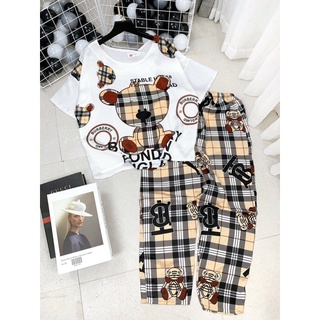 Bộ ngủ lụa Satin cổ tròn