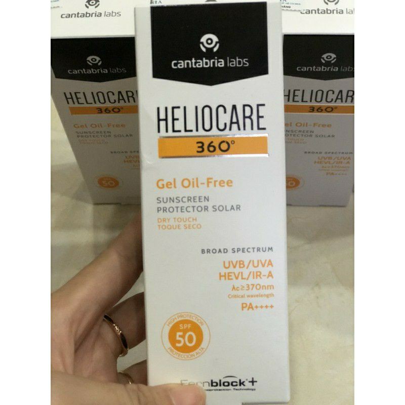 [CHÍNH HÃNG DATE XA] KEM CHỐNG NẮNG DÀNH CHO DA DẦU MỤN HELIOCARE GEL OIL FREE 360