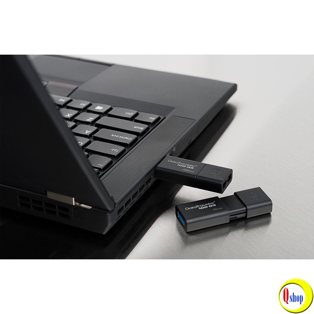 [Mã ELFLASH5 giảm 20K đơn 50K] USB Kingston DT100G3 32GB nắp trượt tốc độ upto 100MB/s - Chính hãng | BigBuy360 - bigbuy360.vn