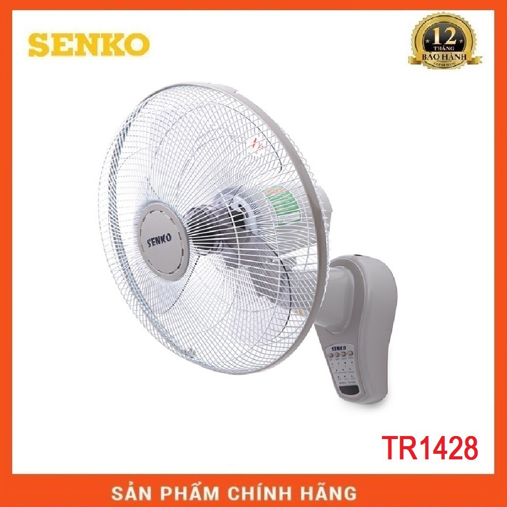 Quạt treo tường SENKO TR1428 (TR1683) - Có điều khiển (màu giao ngẫu nhiên)