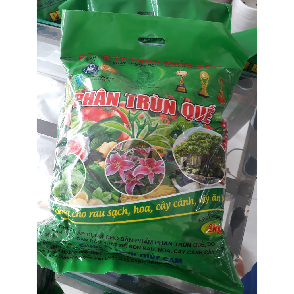 Phân trùn quế túi 2kg