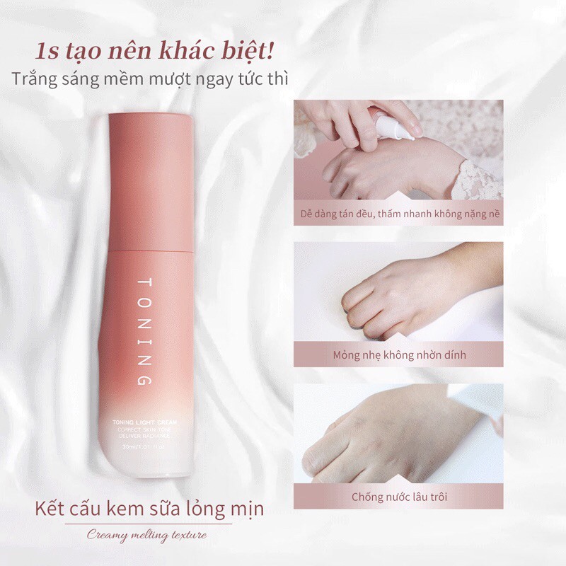 KEM LƯỜI DƯỠNG ẨM VÀ NÂNG TONE CHO DA TONING DREAM TREND