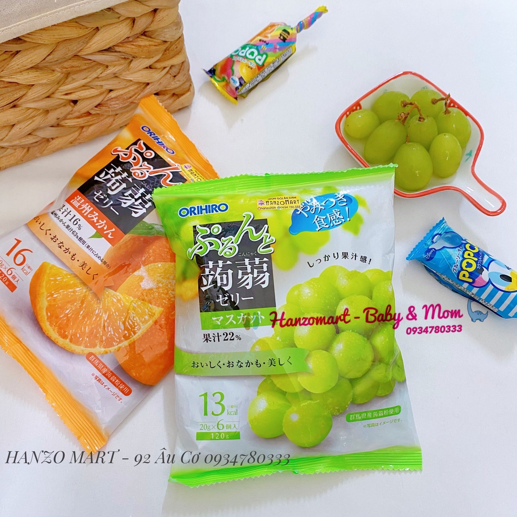 Thạch Trái Cây Orihiro Nhật Bản Nhiều Vị