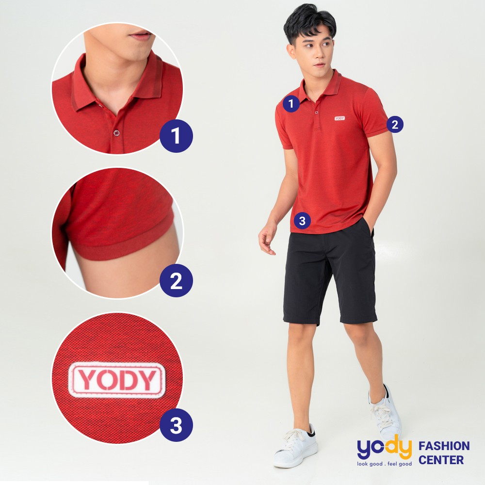 Áo polo nam YODY cao cấp , áo phông nam cotton ngắn tay áo thun nam có cổ yody fashion APM3299 | BigBuy360 - bigbuy360.vn