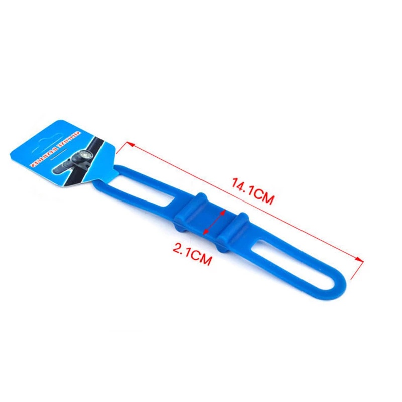 Dây đeo cố định điện thoại bằng silicon đàn hồi tiện dụng cho xe đạp