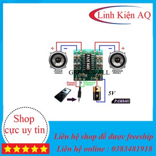 MODULE LOA MINI 2X3W PAM8403 pamp